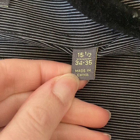 Calibrate Trim Fit Button up - size 15 1/2 34-35 - Picture 3 of 6